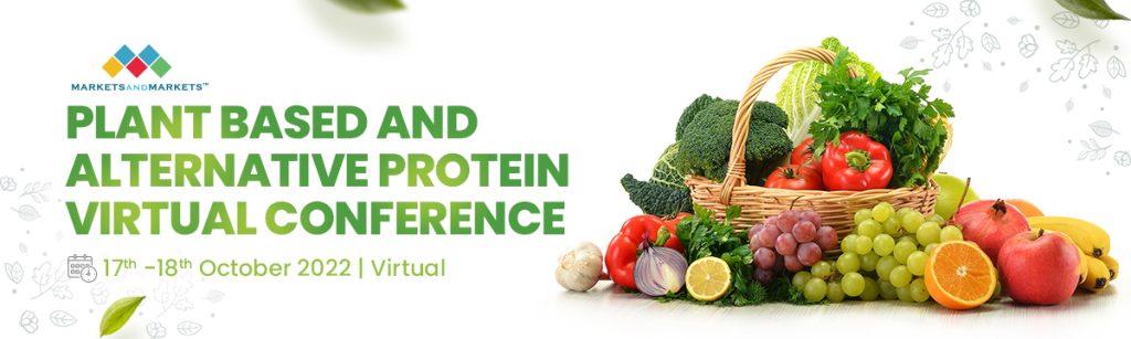 MarketsandMarkets Plant Based and Alternative Protein Virtual Conference Banner